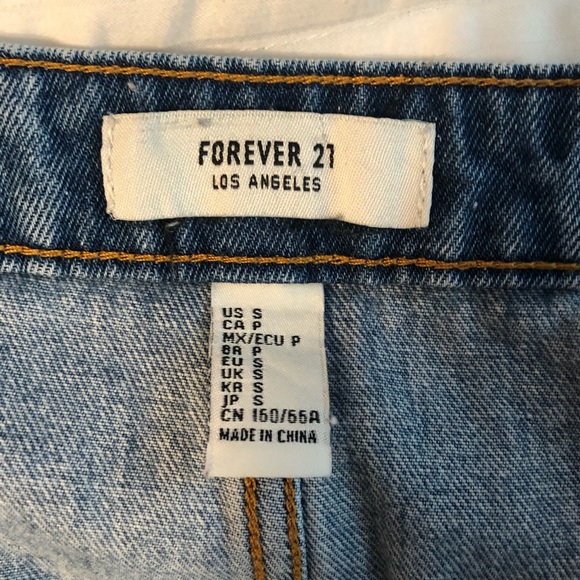 Denim wrap skirt Forever 21 - Picture 4 of 4